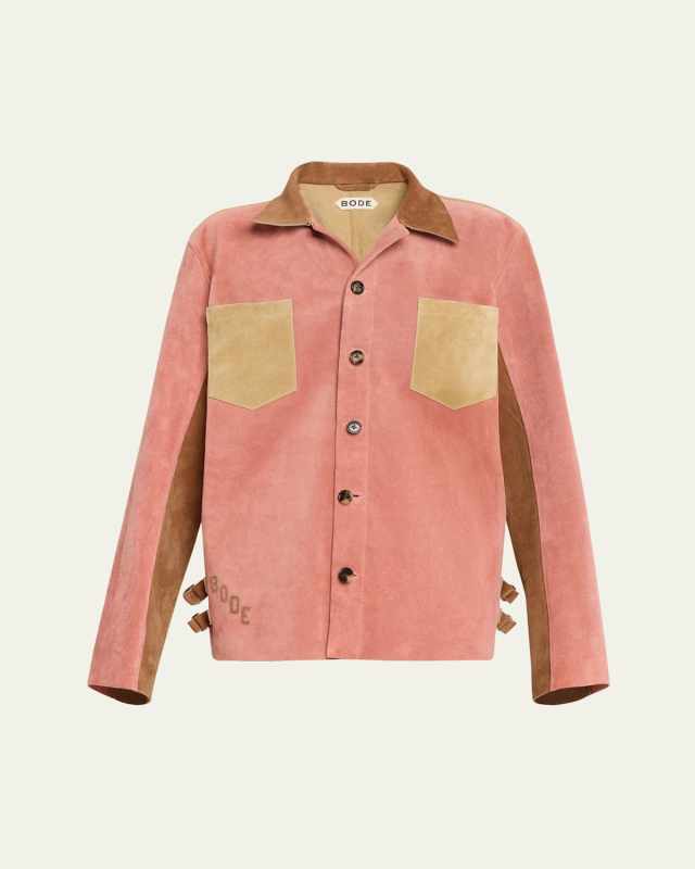 Buckled Multi Suede Work Shirt